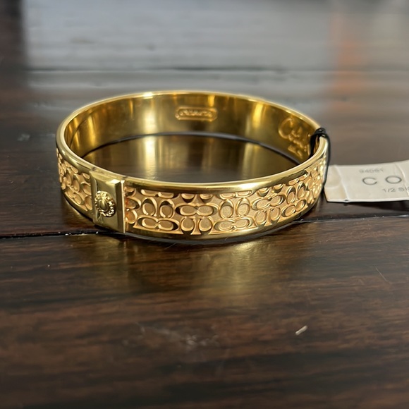 Coach Gold Bangle - Picture 3 of 4